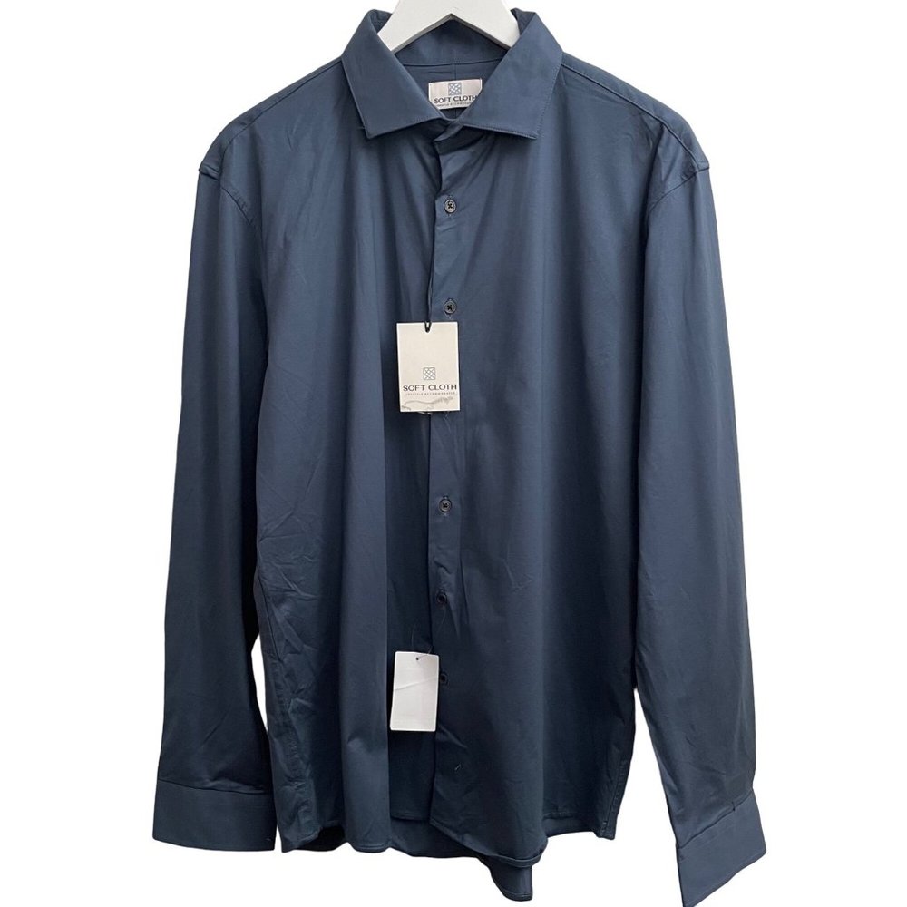 Soft Cloth Button Up Size L